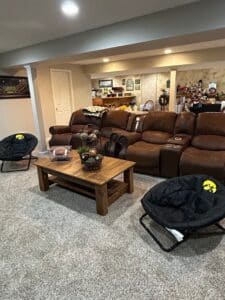 University-of-Iowa-Hawkeyes-Logo-Saucer-Chairs