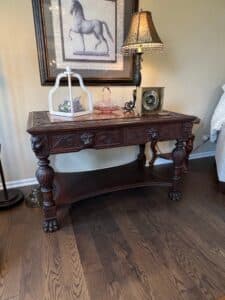 Victorian-Renaissance-Revival-Carved-Oak-Library-Table