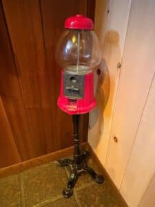 Vintage-Carousel-Industries-Gumball-Machine-on-Stand