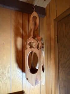 Vintage-Hand-Carved-Wooden-Hanging-Lantern-Frame