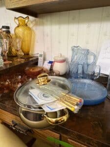 Vintage-Kitchenware-Collection-Glassware-Canisters-and-Cookbooks-second-image