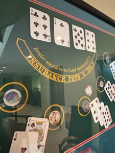 Vintage-Las-Vegas-Casino-Blackjack-Shadow-Box-Display-third-image