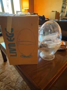 Vintage-Livn-Egg-Acrylic-Container