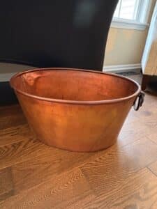 Vintage-Oval-Copper-Wash-Tub