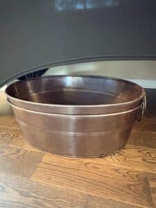 Vintage-Oval-Copper-Wash-Tub-second-image