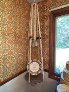 Vintage-Two-Tier-Macram-Hanging-Corner-Shelf