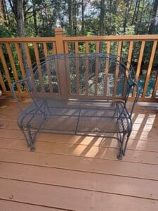 Vintage-Woodard-Briarwood-Wrought-Iron-Barrel-Settee