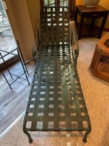 Vintage-Wrought-Iron-Strap-Chaise-Lounge