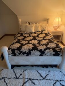 White-Rattan-and-Wicker-Post-Bed-second-image