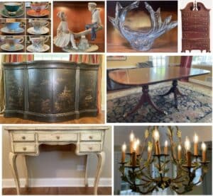 Estate Collection of Fine Ethan Allen, Harden, Lladro, Crystal, China & Decorative Arts
