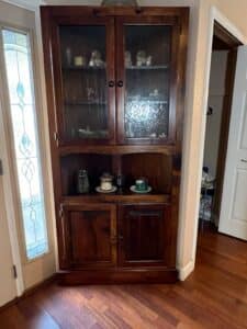 Ethan-Allen-Pine-Corner-Cabinet