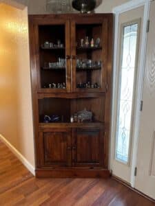 Vintage-Pine-Corner-Cabinet-with-Glass-Doors