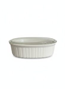 CorningWare-French-White-Oval-Casserole-Dish-with-Glass-Lid