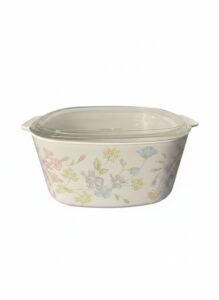 CorningWare-Pastel-Bouquet-Pattern-Casserole-Dish-with-Lid