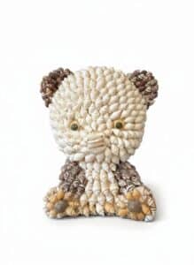 Handmade-Seashell-Teddy-Bear-Figurine