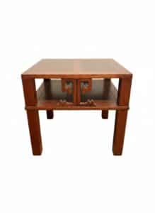 Heritage-Henredon-Mahogany-Asian-Motif-Side-Table