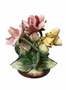 Nuova-Capodimonte-Porcelain-Flower-Arrangement