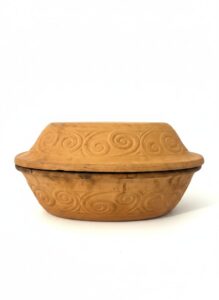 Romertopf-Swirl-Embossed-Terracotta-Casserole-Dish
