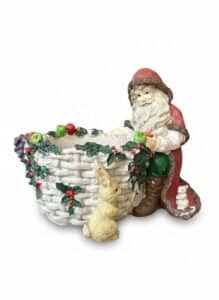 Santa-Claus-with-Christmas-Basket-Figurine