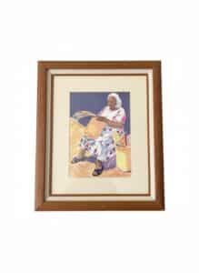 Vincent-Bobo-Woman-with-Basket-Watercolor-Painting