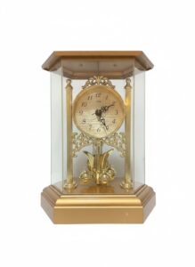 Vintage-Anniversary-Clock-with-Rotating-Pendulum