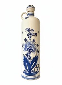 Vintage-BOLS-Delft-Blue-Liquor-Bottle
