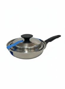 Vintage-Chefs-Ware-by-Townecraft-Stainless-Steel-Skillet-with-Lid