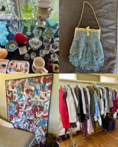 Blue Moon Estate Sale in Tarrytown with women's fashion, decor, kitchenware + more!