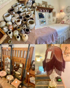 Blue Moon Estate Sale in Anderson Mill - TONS of small antiques and pottery, wall art, vintage furniture, etc!