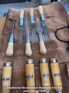 Traditional-Woodworker-Rasp-and-File-Set-with-Leather-Roll