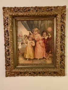 Victorian-Children-Playing-Framed-Print-by-Frederick-Morgan