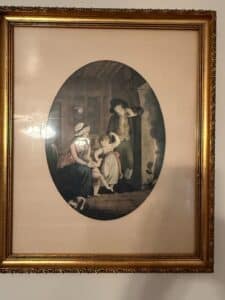 th-Century-Engraving-A-Visit-to-the-Child-at-Nurse-after-George-Morland