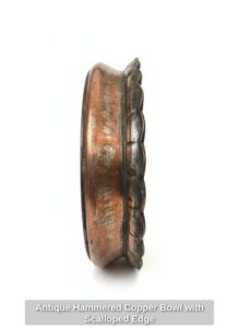 Antique-Hammered-Copper-Bowl-with-Scalloped-Edge-second-image-1