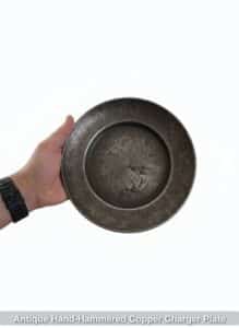 Antique-Hand-Hammered-Copper-Charger-Plate-second-image-1