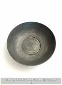 Antique-Persian-Tinned-Copper-Bowl-Qajar-Era-third-image-1