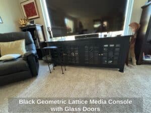Black-Geometric-Lattice-Media-Console-with-Glass-Doors-1