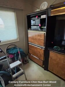 Century-Furniture-Chin-Hua-Burl-Wood-Armoire-or-Entertainment-Center-second-image