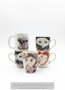 Decorative-Ceramic-Mugs-with-Asian-Inspired-Designs