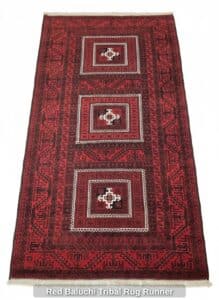 Red-Baluchi-Tribal-Rug-Runner-third-image-1