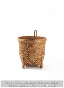Set-of-Woven-Baskets-Japanese-Ikebana-Chinese-Wedding-and-Filipino-Harvest-Basket-second-image-1