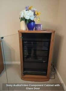 Sony-Audio-or-Video-Component-Cabinet-with-Glass-Door