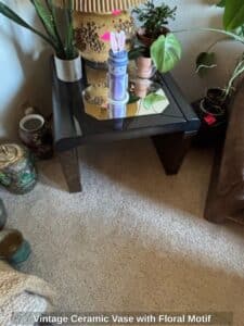 Vintage-Ceramic-Vase-with-Floral-Motif