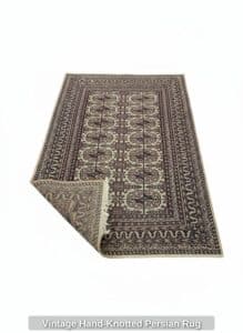 Vintage-Hand-Knotted-Persian-Rug-third-image-1