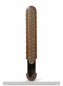 Vintage-Machete-with-Decorative-Sheath-1