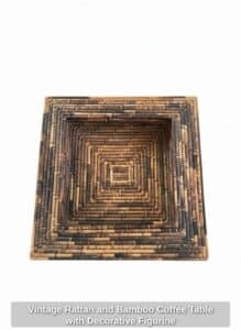 Vintage-Rattan-and-Bamboo-Coffee-Table-with-Decorative-Figurine-1