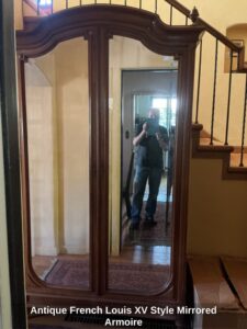 Antique-French-Louis-XV-Style-Mirrored-Armoire