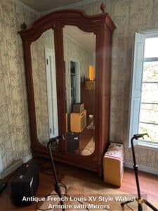 Antique-French-Louis-XV-Style-Walnut-Armoire-with-Mirrors-1