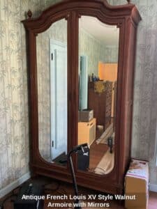 Antique-French-Louis-XV-Style-Walnut-Armoire-with-Mirrors-B