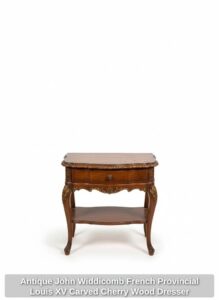 Antique-John-Widdicomb-French-Provincial-Louis-XV-Carved-Cherry-Wood-Dresser