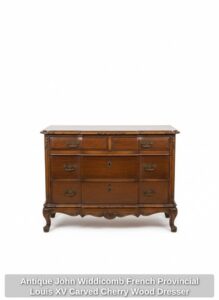 Antique-John-Widdicomb-French-Provincial-Louis-XV-Carved-Cherry-Wood-Dresser-second-image